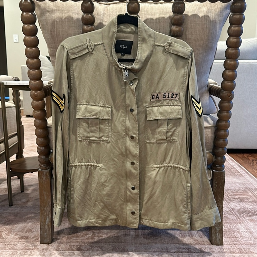 Rails Linen Adjustable Jacket Size Medium, With M… - image 1